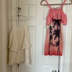 Zara dress 13/14, romper size 11/12